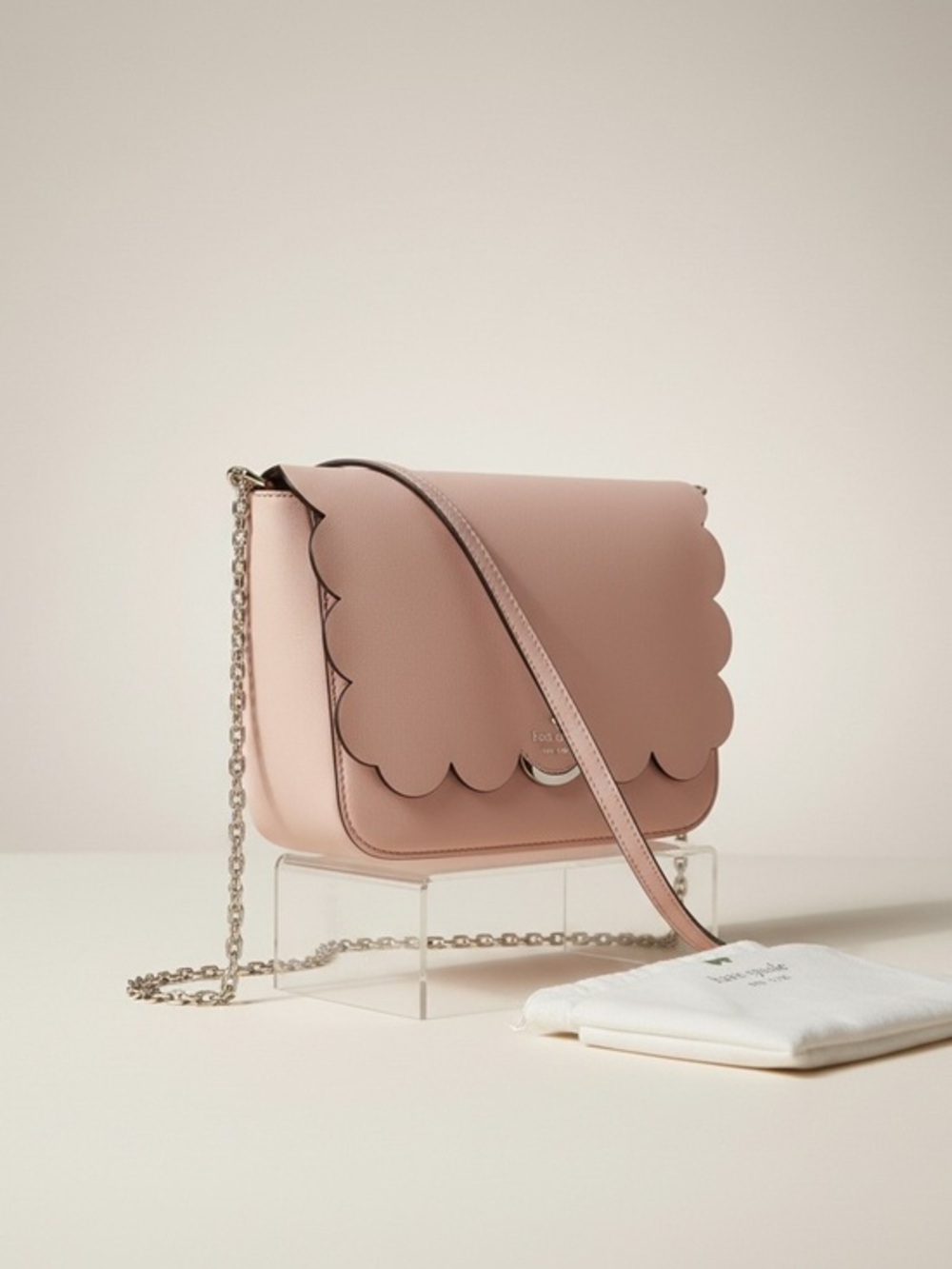 💖 Kate Spade Blush Pink Scallop Crossbody ✨ NWOT w/ Dust Bag | 2-Way Bag